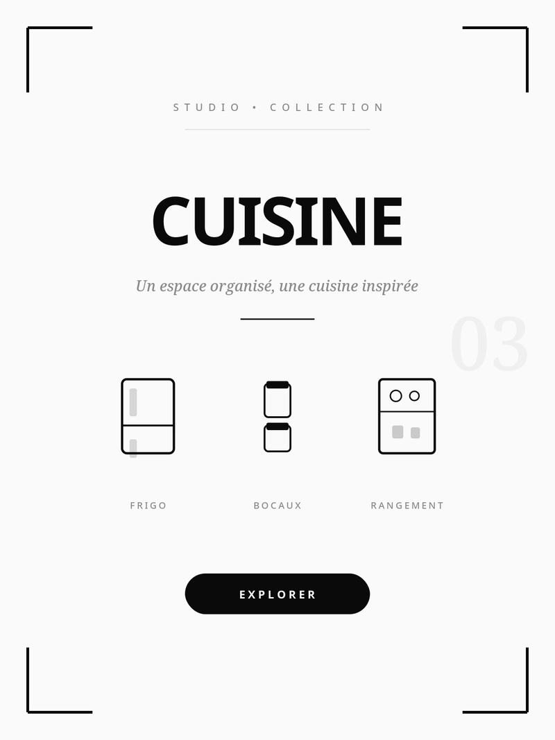 Rangement cuisine￼