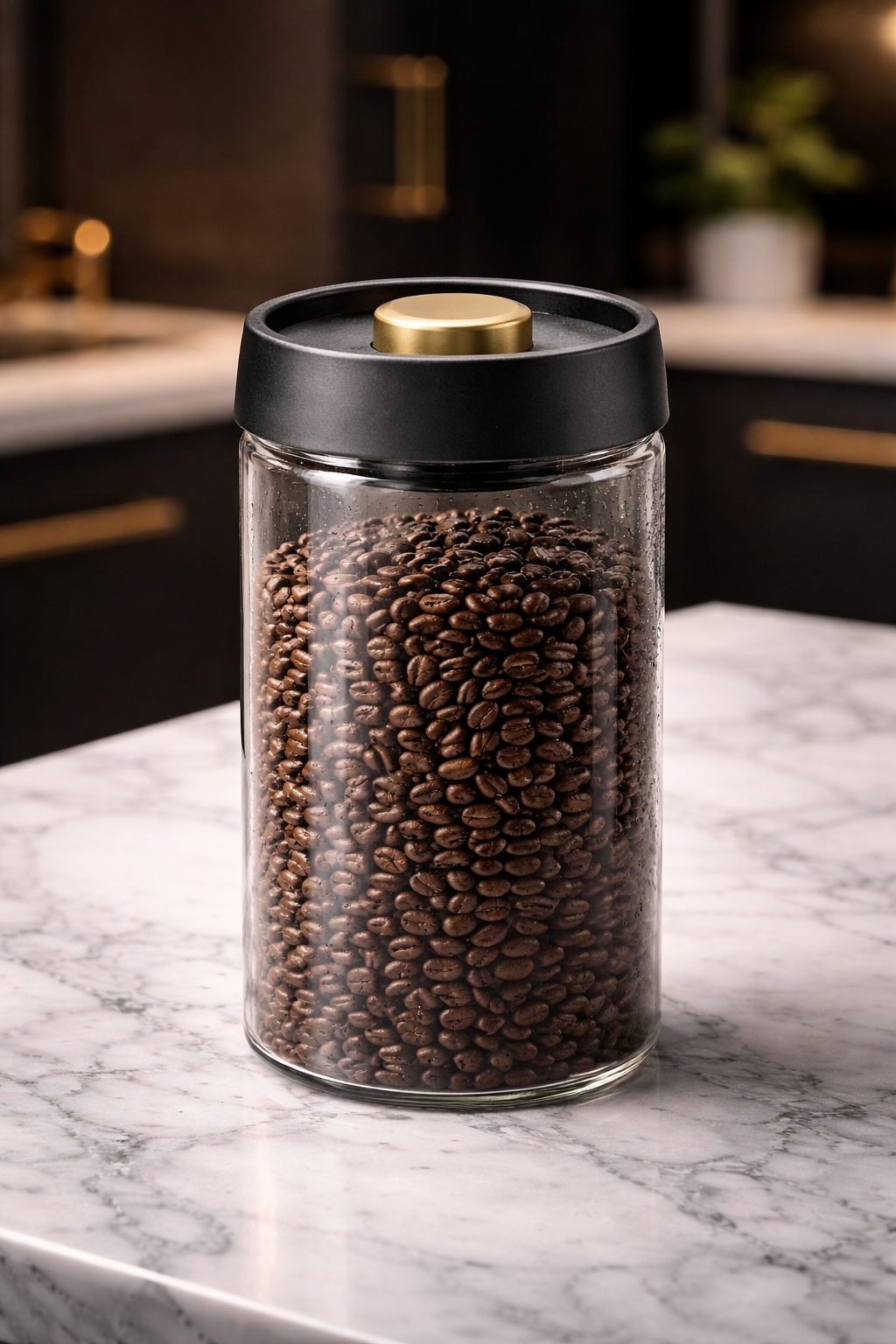 Bocal Sous Vide pour Grains de Café – Boîte Hermétique en Verre Anti-Humidité